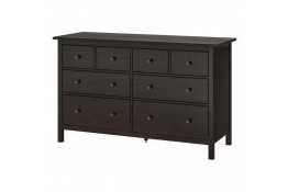 Комод Кантри 08 массив сосны (HEMNES) (черный)