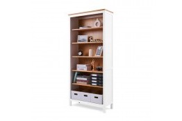 Стеллаж 00 Кантри массив сосны (HEMNES) белый/браун