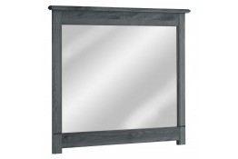 Зеркало навесное в раме Рауна из массива сосны (графит)