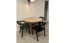 Стол обеденный раздвижной Рим 1000*1400 из массива дуба