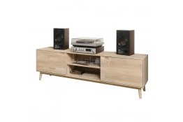 Тумба под ТВ из массива дуба СКАНДИ 180