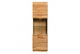 Шкаф с витриной из массива дуба FAINA 1