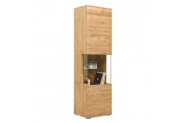 Шкаф с витриной MILTON 1 из массива дуба