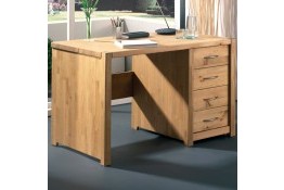 Стол письменный с ящиками Фьорд массив сосны (бейц масло)