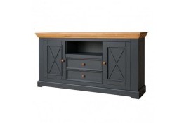 Тумба 202 Антарес массив сосны (графит/бейц масло)