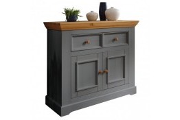 Тумба буфета Антарес 222 массив сосны (графит/бейц масло)