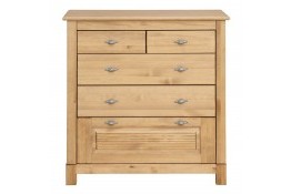 Комод 221 Рауна из массива сосны (бейц-масло)