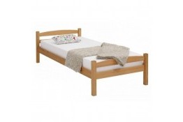 Кровать односпальная массив сосны Гольф 90х200 (бейц масло)