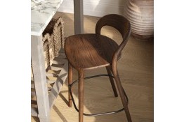 Стул барный из массива дуба "Chamberlain Continental"