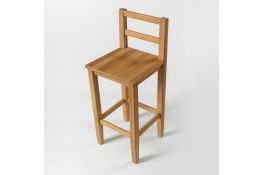 Стул барный из массива дуба "Прованс"