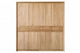 Шкаф 4-х дверный из массива дуба Даллас