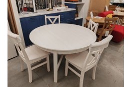 Стол обеденный раздвижной Кантри массив сосны (HEMNES) с выставки