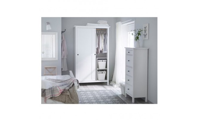 Шкаф для одежды 20SW Кантри массив сосны (HEMNES)