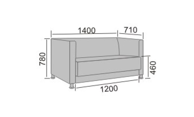 Диван офисный Модена-2