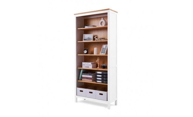 Стеллаж 00 Кантри массив сосны (HEMNES) белый/браун