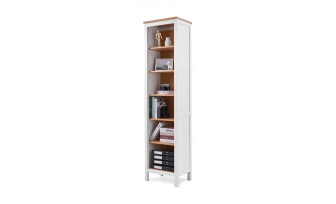 Стеллаж 490 Кантри массив сосны (HEMNES) белый/браун