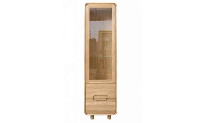 Шкаф-витрина из массива дуба DEO 1