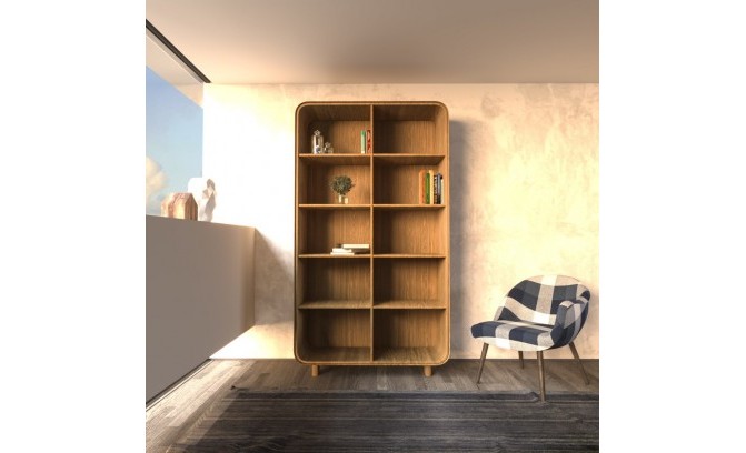 Стеллаж из массива дуба DEO 2