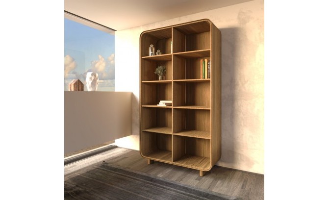 Стеллаж из массива дуба DEO 2