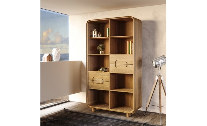 Стеллаж из массива дуба DEO 4