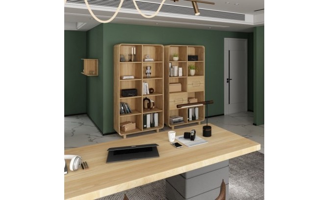 Стеллаж из массива дуба DEO 4