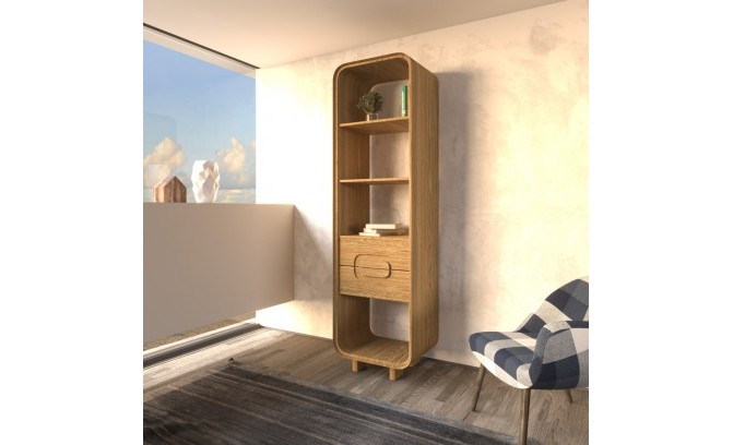 Стеллаж из массива дуба DEO 3.1