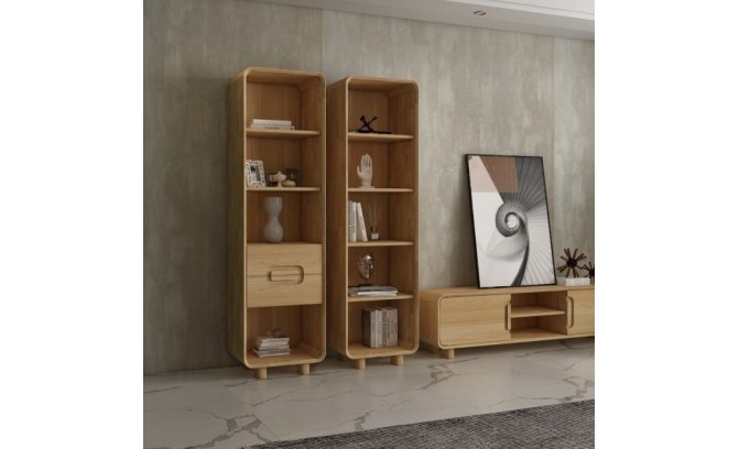 Стеллаж из массива дуба DEO 3.1