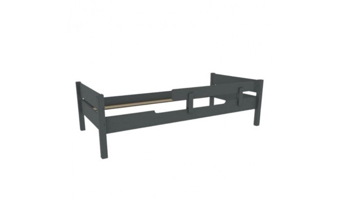 Бортик безопасности к кровати Амелия из массива сосны (серый)