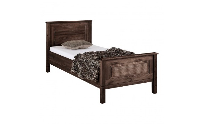 Кровать 90 Рауна из массива сосны (терра)