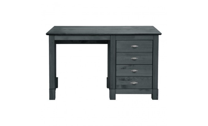 Стол письменный 04 Рауна массив сосны (графит)