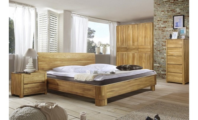 Кровать LAUSANNE 140/200 из массива дуба
