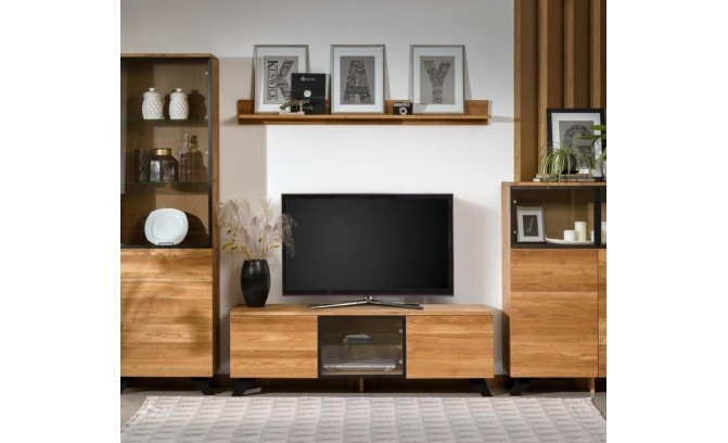 ТВ тумба MORTIZ из массива дуба