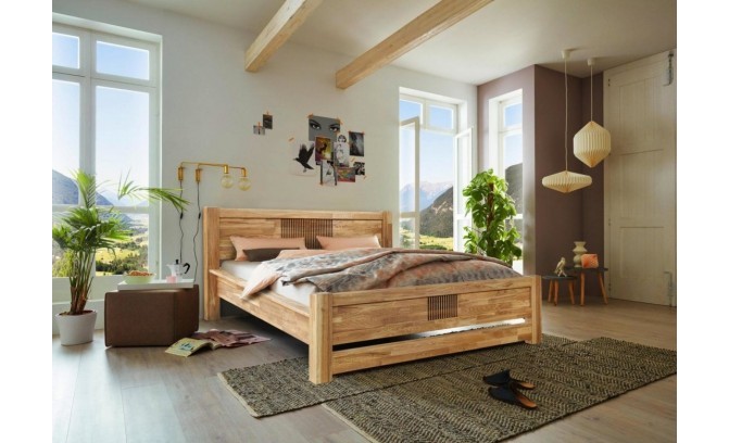 Кровать VALENCIA 200/200 из массива дуба