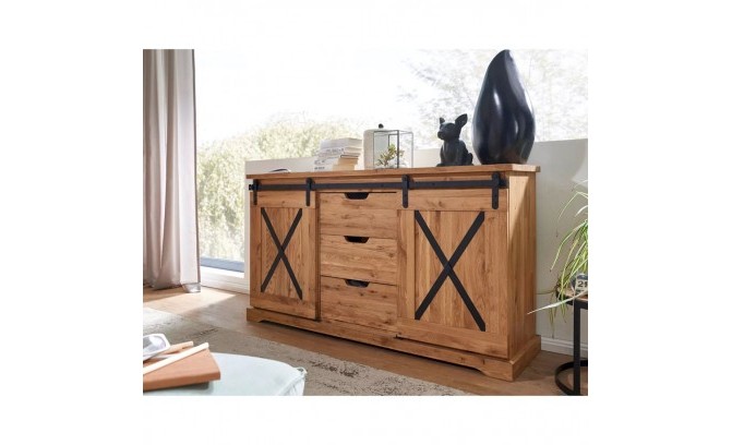 Тумба RAILWAY 3 из массива дуба