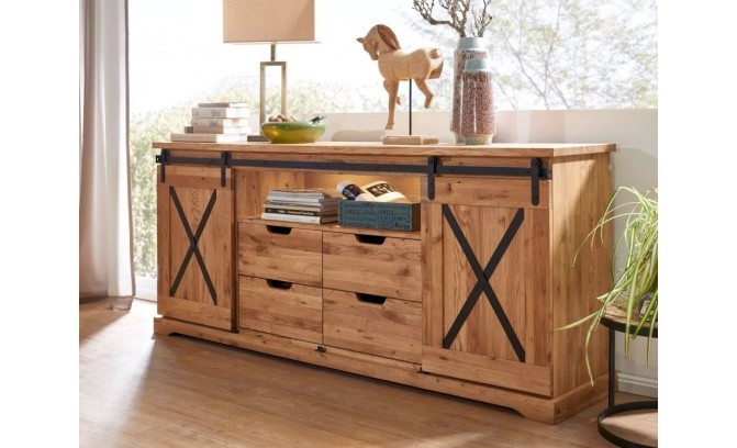 Тумба RAILWAY 4 из массива дуба