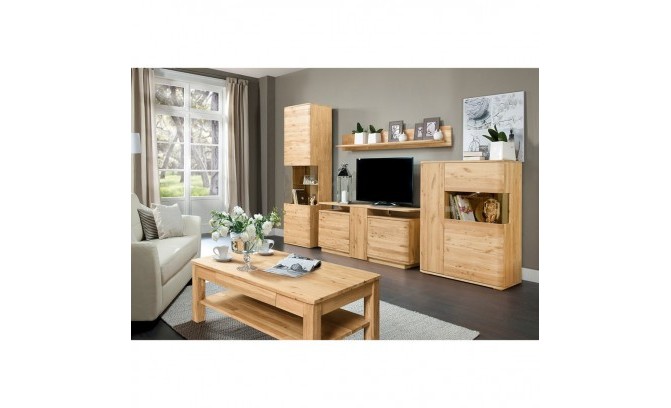 Тумба под ТВ MILTON из массива дуба