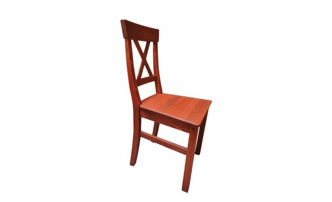 Дизайнерский стул Форест из массива сосны (красное дерево)