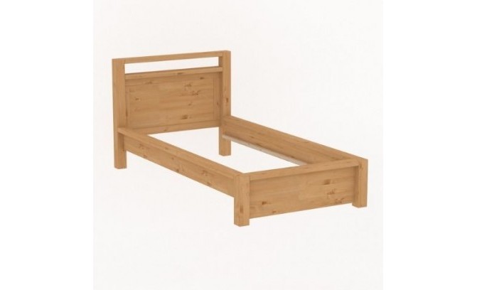 Кровать односпальная Фьорд 90x200 (бейц масло)