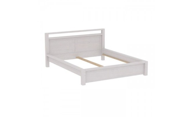 Кровать двуспальная Фьорд 160x200 (белый воск)