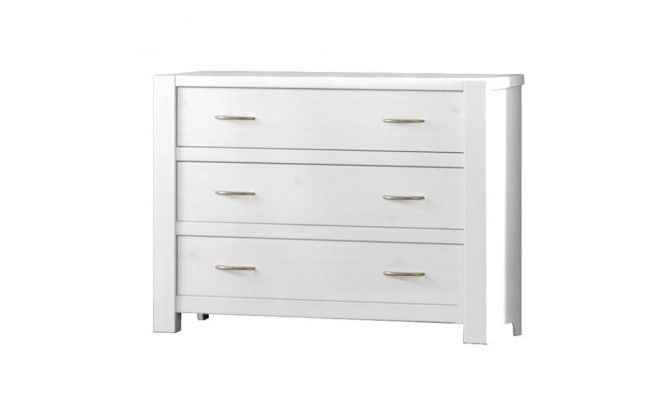 Комод Фьорд 03 массив сосны (белый воск)