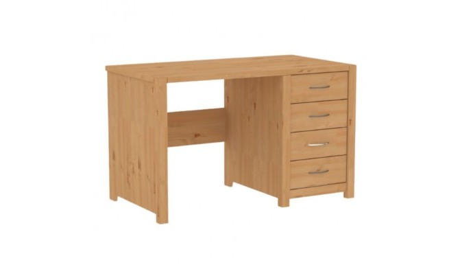 Стол письменный с ящиками Фьорд массив сосны (бейц масло)