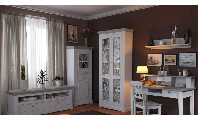 Стул Форест массив сосны (белый воск/антрацит)