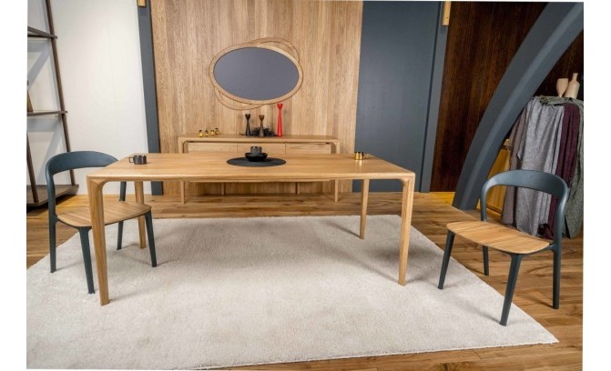 Стол обеденный из массива дуба "Grace" 2000х800 сращенный