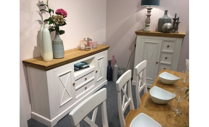 Стул Форест массив сосны (белый воск)