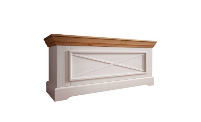 Сундук Форест массив сосны (белый воск/бейц-масло)