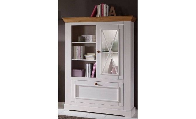 Тумба 101 Форест массив сосны (белый воск/бейц-масло)