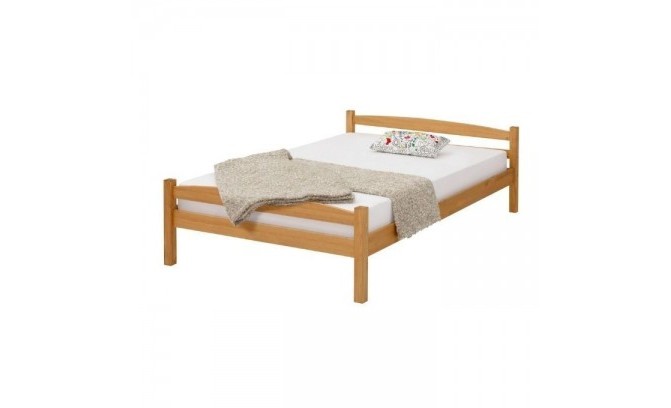Кровать из массива сосны Гольф 140х200 (бейц масло)