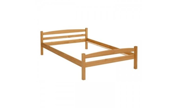 Кровать из массива сосны Гольф 140х200 (бейц масло)