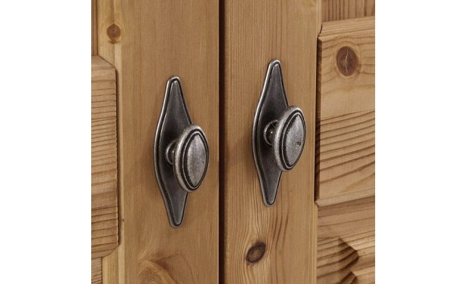 Шкаф 21-180 Рауна из массива сосны (бейц масло)