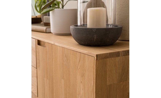 Комод из массива дуба СКАНДИ 3 1